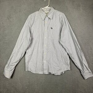 Abercrombie Fitch Mens XXL Muscle Fit‎ Checkered Long Sleeve Button Down Shirt